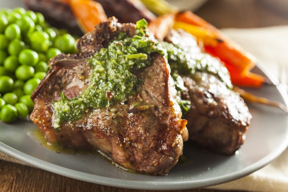 Lamb cutlets pesto Ldspe