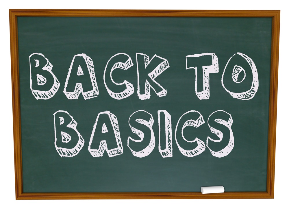 Back to Basics Chalkboard