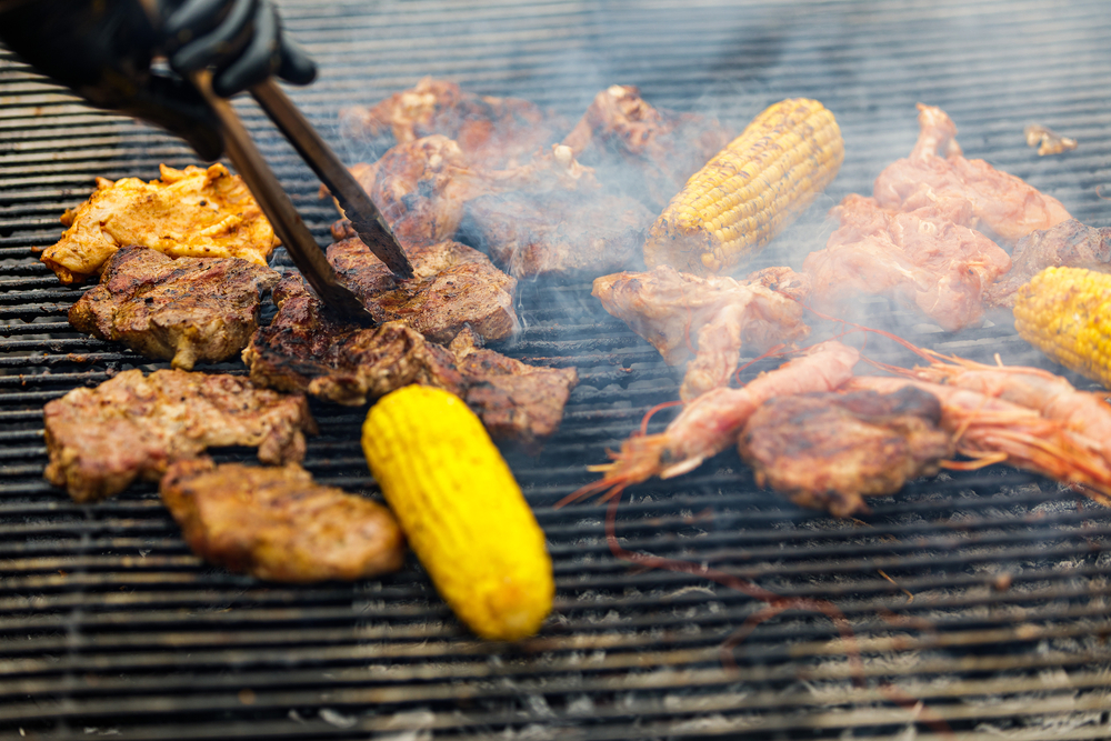 Grilling Barbecuing CornCobs