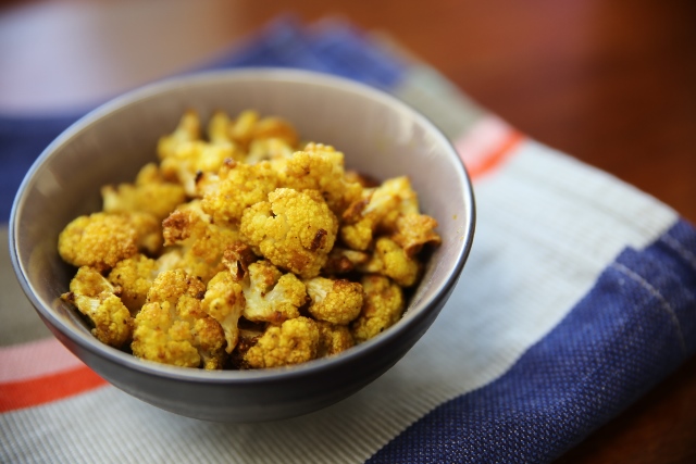 Roasted cauliflower florets