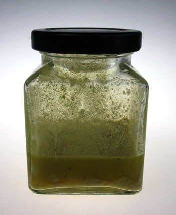 Salad dressing in jar